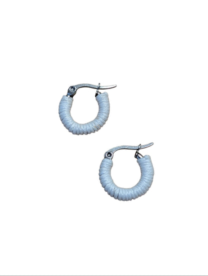 Petites boucles d'oreilles Cordage